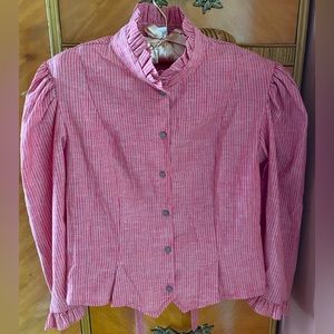 Vintage Tie Back Crop Top